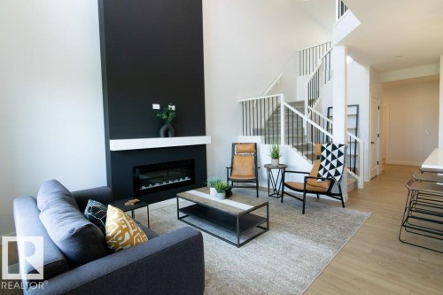 37 Axelwood Crescent, Spruce Grove, AB - Indoor With Fireplace