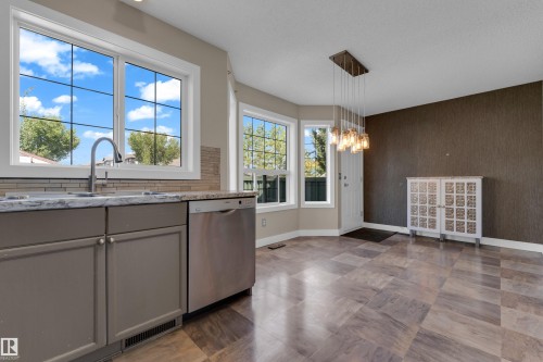 1434 Grant Way Nw, Edmonton, AB - Indoor Photo Showing Kitchen With Double Sink