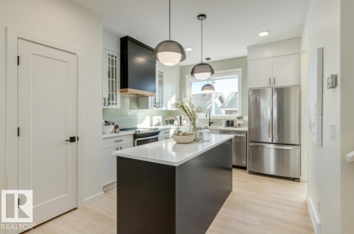 2040 194 Street Nw, Edmonton, AB - Indoor Photo Showing Kitchen With Upgraded Kitchen