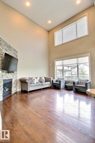 1231 37A Avenue Nw, Edmonton, AB - Indoor With Fireplace