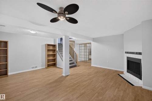 6235 13 Avenue Nw, Edmonton, AB - Indoor With Fireplace