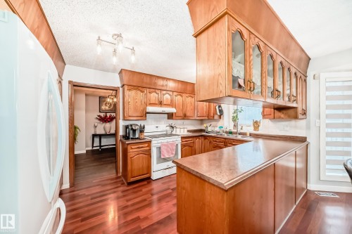6223 162B Ave Nw, Edmonton, AB - Indoor Photo Showing Kitchen With Double Sink