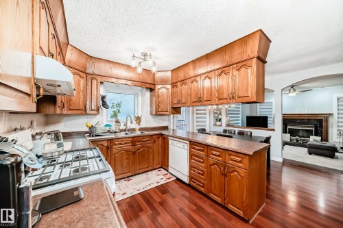 6223 162B Ave Nw, Edmonton, AB - Indoor Photo Showing Kitchen With Double Sink