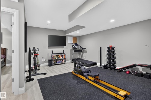 3617 Claxton Place Sw, Edmonton, AB - Indoor Photo Showing Gym Room