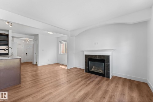 5964 164 Avenue Nw, Edmonton, AB - Indoor Photo Showing Living Room With Fireplace