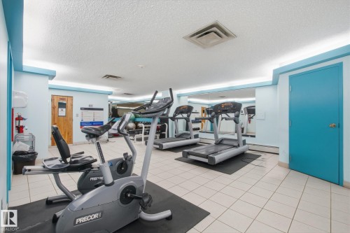 #1413 13910 Stony Plain Rd Nw, Edmonton, AB - Indoor Photo Showing Gym Room