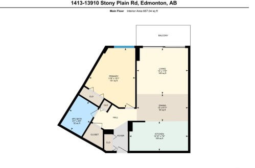 #1413 13910 Stony Plain Rd Nw, Edmonton, AB - Other