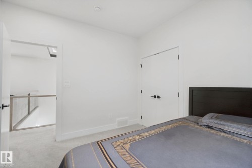 White walls, white trim, and carpeted flooring - 4820 174 Avenue Nw, Edmonton, AB - Indoor