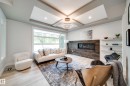 9625 101 Street Nw, Edmonton, AB  - Indoor Photo Showing Living Room With Fireplace 