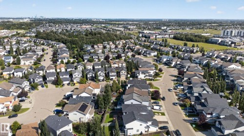 Residential neighborhood with varied rooflines and mature trees - 9515 221 Street Nw, Edmonton, AB - Outdoor With View