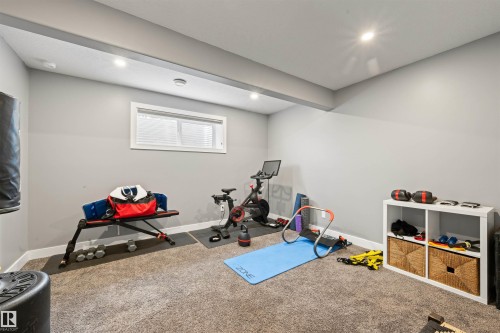 3722 Kidd Crescent Sw, Edmonton, AB - Indoor Photo Showing Gym Room