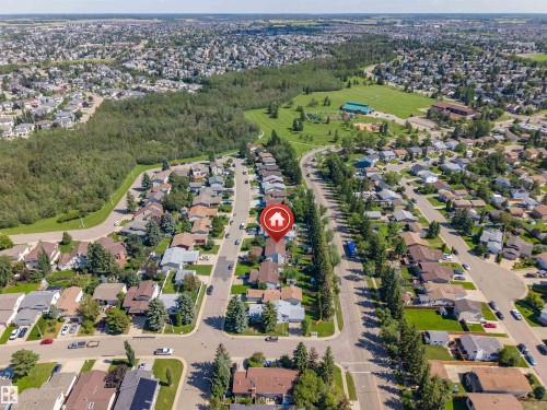 Residential neighborhood with established streets and mature trees - 4609 38A Avenue Nw, Edmonton, AB - Outdoor With View