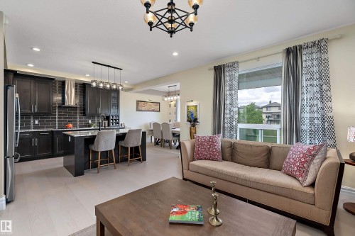 164 Durrand Bend, Fort Saskatchewan, AB - Indoor Photo Showing Living Room