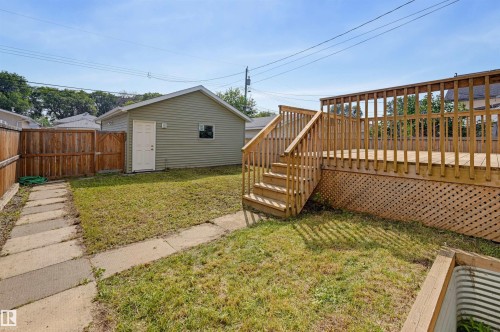 Yard - 12219 93 Street Nw, Edmonton, AB - Outdoor With Exterior