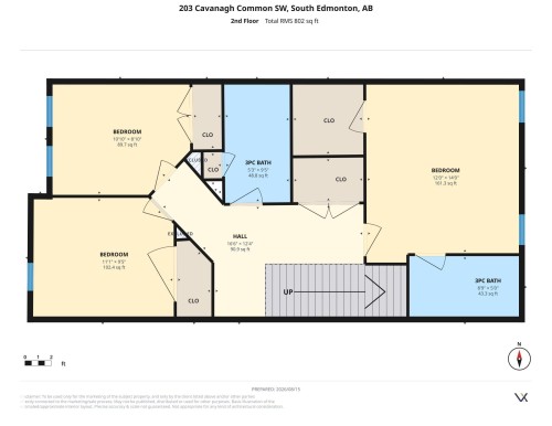 Floor plan - 203 Cavanagh Common Sw, Edmonton, AB - Other