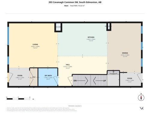 Floor plan - 203 Cavanagh Common Sw, Edmonton, AB - Other