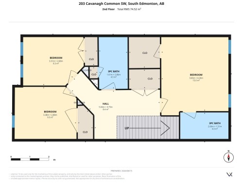 Floor plan - 203 Cavanagh Common Sw, Edmonton, AB - Other