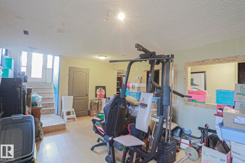 4506 154 Avenue Nw, Edmonton, AB - Indoor Photo Showing Gym Room