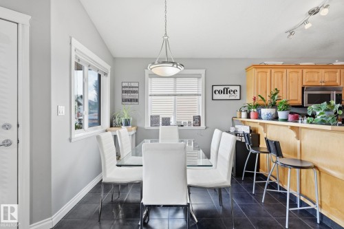 66 Willowby Close, Stony Plain, AB - Indoor Photo Showing Dining Room