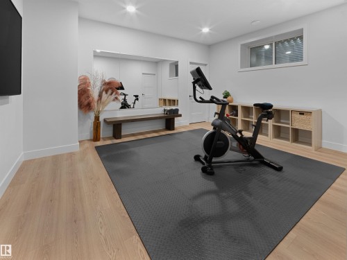 10214 125 Street Nw, Edmonton, AB - Indoor Photo Showing Gym Room