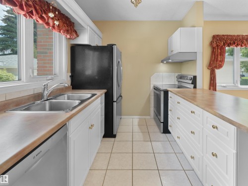 14719 62 Street Nw, Edmonton, AB - Indoor Photo Showing Kitchen With Double Sink