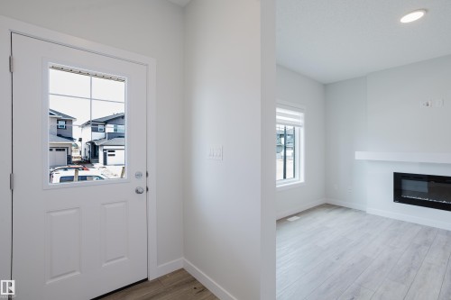 307 Brae Way, Leduc, AB - Indoor With Fireplace