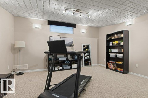 501 Byrne Crescent Sw, Edmonton, AB - Indoor Photo Showing Gym Room