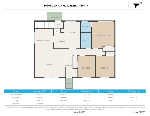 Floor plan - 16808 100 Street Nw, Edmonton, AB - Other