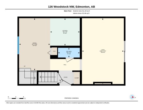 Floor plan - 126 Woodstock Nw, Edmonton, AB - Other