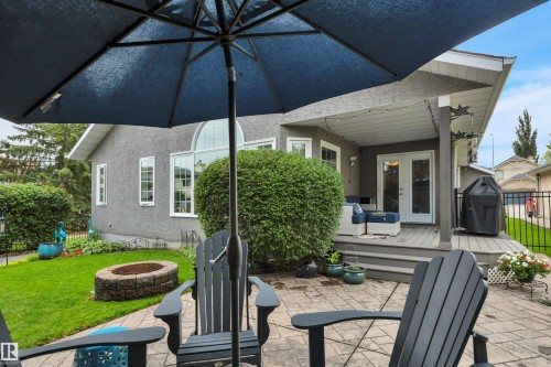 341 Burton Road Nw, Edmonton, AB - Outdoor With Deck Patio Veranda