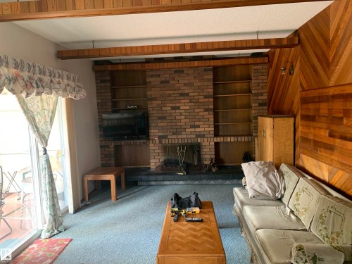 5301 48 Ave, Vegreville, AB - Indoor With Fireplace