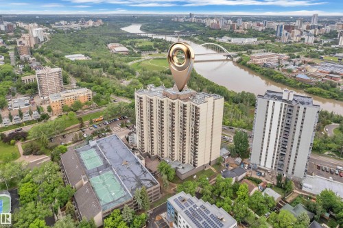 #608 10149 Saskatchewan Dr Nw, Edmonton, AB - Outdoor With View