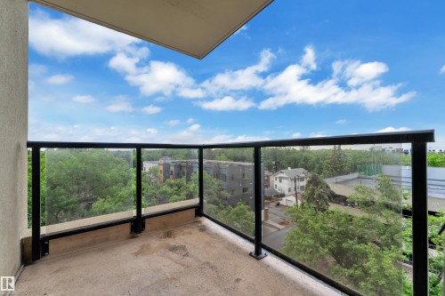 #608 10149 Saskatchewan Dr Nw, Edmonton, AB - Outdoor With Balcony With View With Exterior