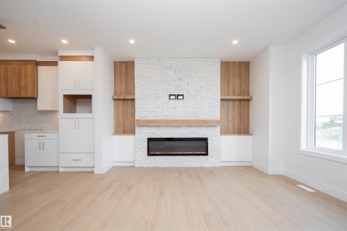 432 Robinson Boulevard, Leduc, AB - Indoor With Fireplace