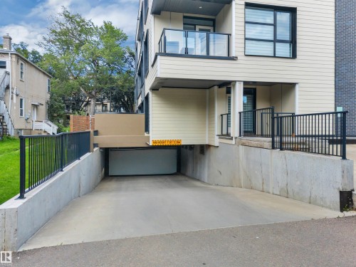 Operated from a Fob or APP for amazing convenience - #410 11503 76 Av Nw, Edmonton, AB - Outdoor With Balcony