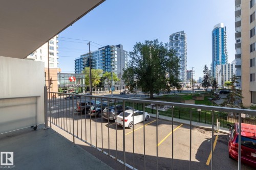 #207 12207 Jasper Av Nw, Edmonton, AB - Outdoor With Balcony