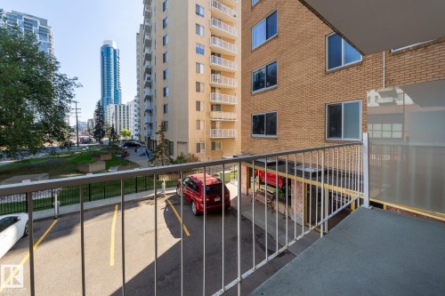 #207 12207 Jasper Av Nw, Edmonton, AB - Outdoor With Balcony With Exterior