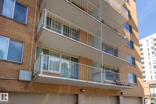 #207 12207 Jasper Av Nw, Edmonton, AB - Outdoor With Balcony With Exterior