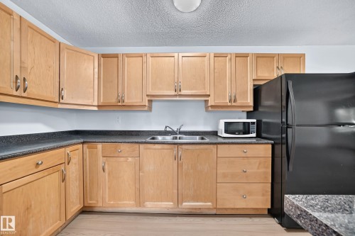 #10 6120 118 Av Nw, Edmonton, AB - Indoor Photo Showing Kitchen With Double Sink