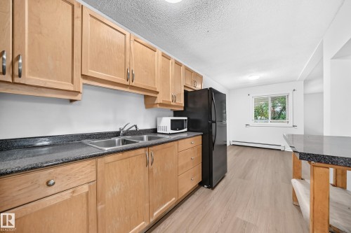 #10 6120 118 Av Nw, Edmonton, AB - Indoor Photo Showing Kitchen With Double Sink