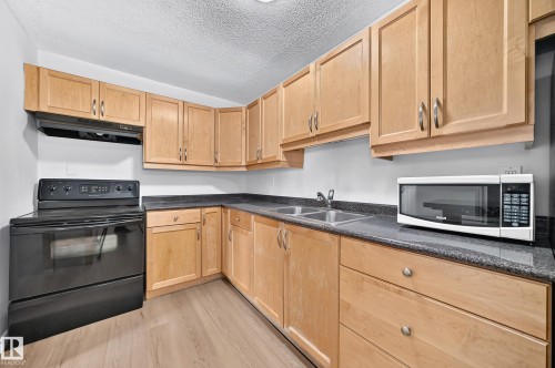 #10 6120 118 Av Nw, Edmonton, AB - Indoor Photo Showing Kitchen With Double Sink