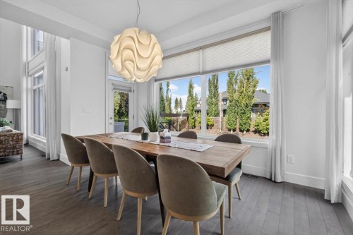 1123 Wahl Place Nw, Edmonton, AB - Indoor Photo Showing Dining Room