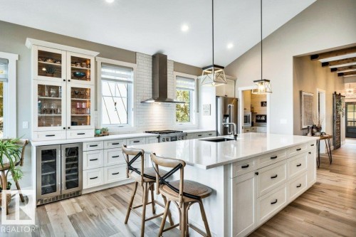 180 Crystal Springs Drive, Rural Wetaskiwin County, AB - Indoor Photo Showing Kitchen With Upgraded Kitchen