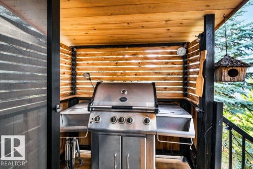 Separate Covered outdoor grilling station - 180 Crystal Springs Drive, Rural Wetaskiwin County, AB -  Photo Showing Other Room