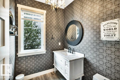 2 pce bath right out of a Decorating magazine! - 180 Crystal Springs Drive, Rural Wetaskiwin County, AB - Indoor Photo Showing Bathroom