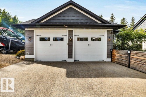 Spacious double garage is heated and insulated - 180 Crystal Springs Drive, Rural Wetaskiwin County, AB - Outdoor With Exterior