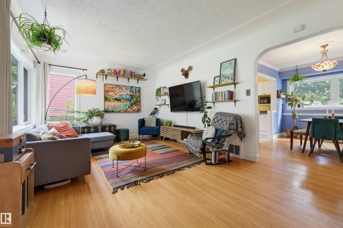 11635 126 Street Nw, Edmonton, AB - Indoor Photo Showing Living Room