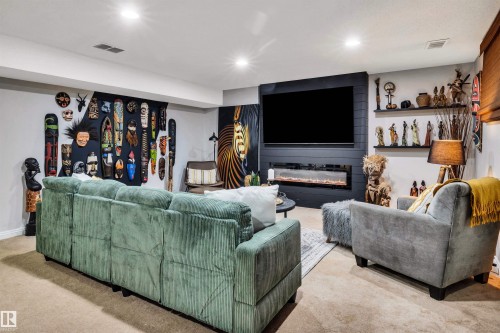 9804 145 Avenue Nw, Edmonton, AB - Indoor With Fireplace