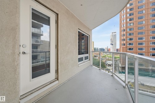 #801 10136 104 St Nw, Edmonton, AB - Outdoor With Balcony With Exterior