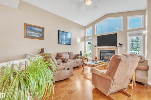 3006 Red Fox Drive, Cold Lake, AB - Indoor Photo Showing Living Room With Fireplace